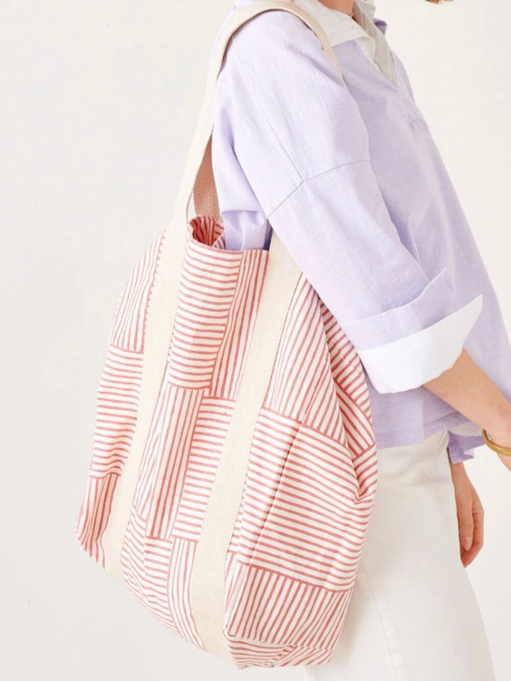 MerSea - Leo Bag - Crepe Pink Stripe